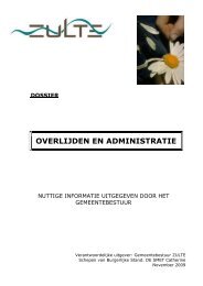 OVERLIJDEN EN ADMINISTRATIE