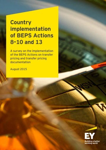 Country implementation of BEPS Actions 8–10 and 13