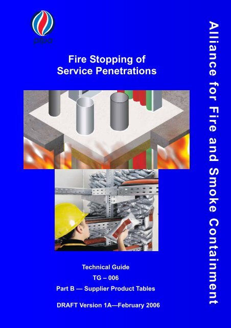 Fire Stopping Systems Supplement — Supplier Product Tables