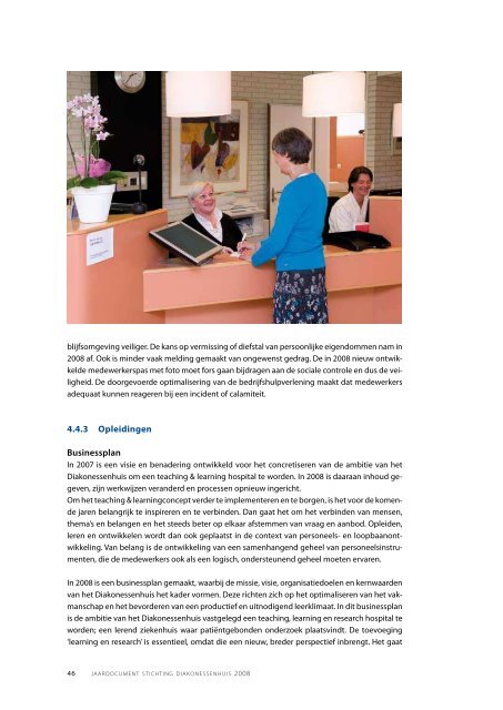 Jaardocument stichting Diakonessenhuis 2008