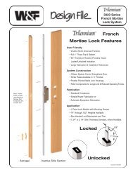 French Mortise Lock Features Locked Unlocked