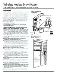 Wireless Keyless Entry System