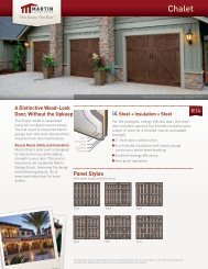 Chalet - Martin Garage Doors