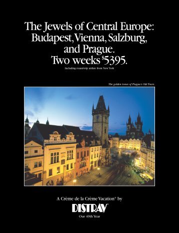 The Jewels of Central Europe: Budapest,Vienna,Salzburg ... - Distrav