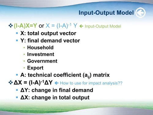 Introduction to Regional Input-Output Model