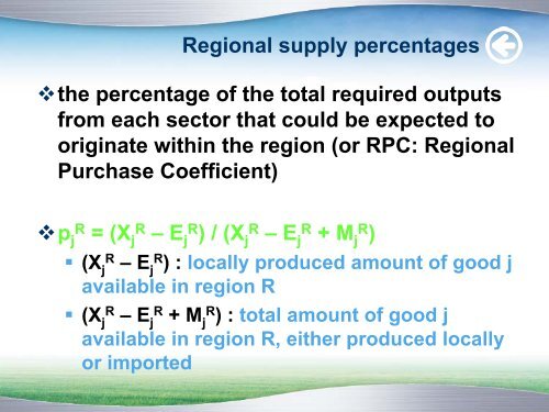 Introduction to Regional Input-Output Model