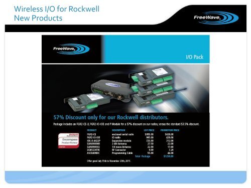 FreeWave I/O for Rockwell