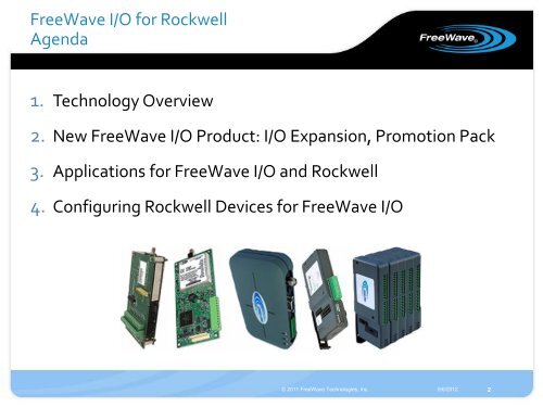 FreeWave I/O for Rockwell