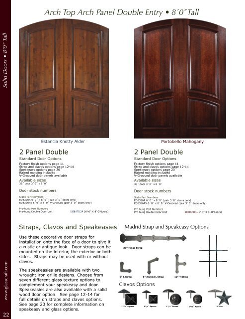 Mahogany &Knotty Alder Entry Doors