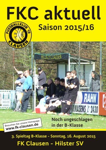 FKC Aktuell - 03. Spieltag - Saison 2015/2016