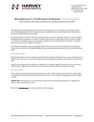 Manufacturer’s Certification Statement ‐