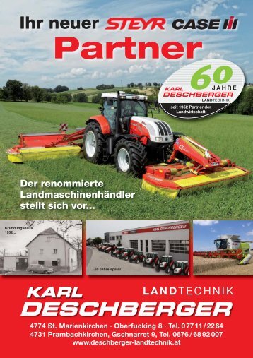 Unser neuer Servicestützpunkt - 4731 ... - Deschberger Landtechnik