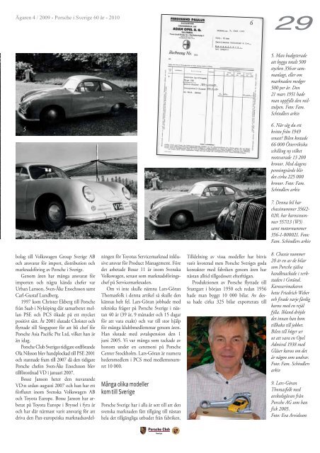 Porsche 60 år i Sverige • Nürburgring Modellregister • ClubShop ...