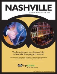 The best places to eat, sleep and play in Nashville this ... - TripAdvisor