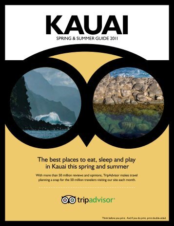 The best places to eat, sleep and play in Kauai this ... - TripAdvisor