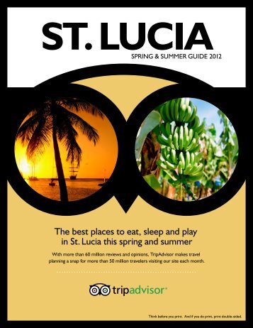 The best places to eat, sleep and play in St. Lucia this ... - TripAdvisor