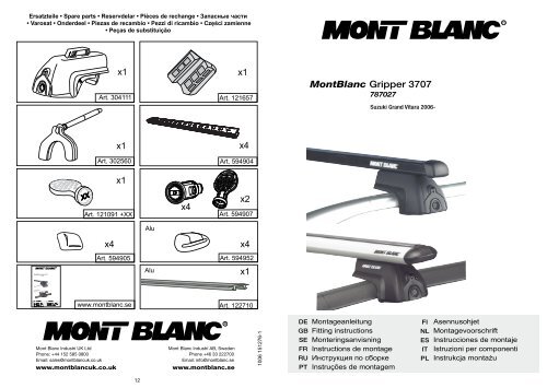 MontBlanc Gripper 3707