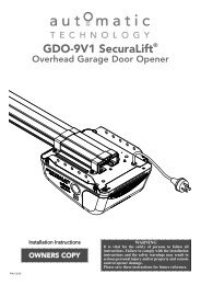 GDO-9V1 SecuraLift