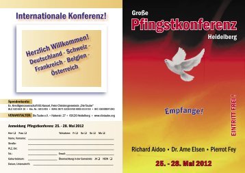 Pfingstkonferenz - Die Taube