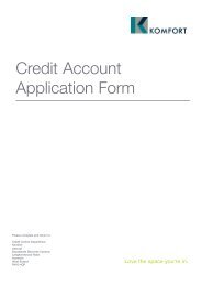 Credit Account Application Form