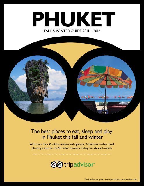 The best places to eat, sleep and play in Phuket this ... - TripAdvisor