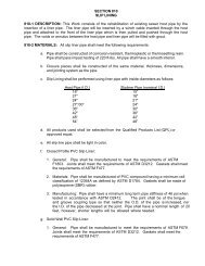 SECTION 810 SLIP LINING 810-1 DESCRIPTION: This Work ...