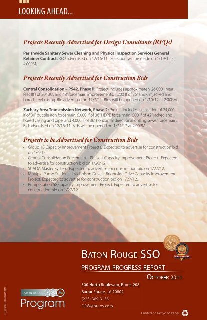 Baton Rouge SSO Program