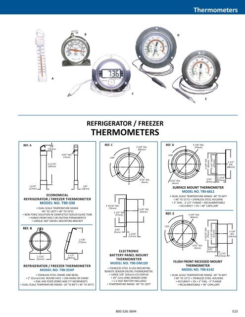 REFRIGERATION COMPONENTS