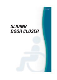 SLIDING DOOR CLOSER