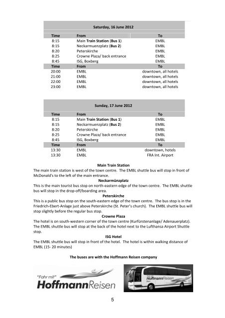 Download Conference Shuttle Buses - European Molecular Biology ...