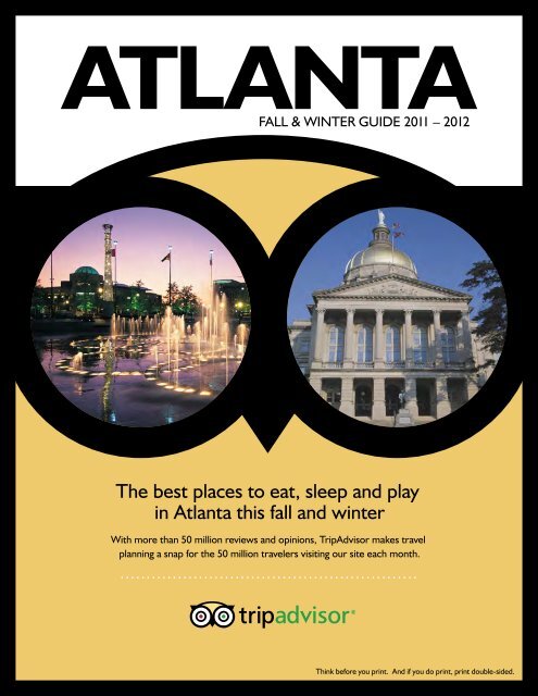 The best places to eat, sleep and play in Atlanta this ... - TripAdvisor