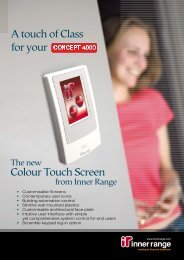 A touch of Class for your Colour Touch Screen