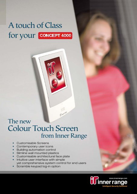 A touch of Class for your Colour Touch Screen