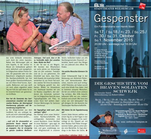 tassilo - das neue Regionalmagazin rund um Weilheim und die Seen