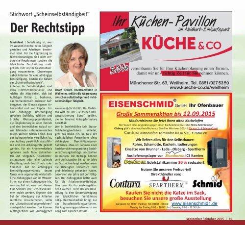 tassilo - das neue Regionalmagazin rund um Weilheim und die Seen