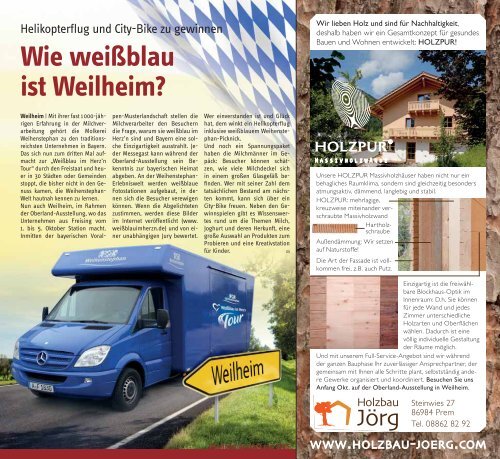 tassilo - das neue Regionalmagazin rund um Weilheim und die Seen