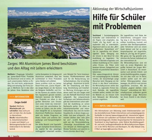 tassilo - das neue Regionalmagazin rund um Weilheim und die Seen