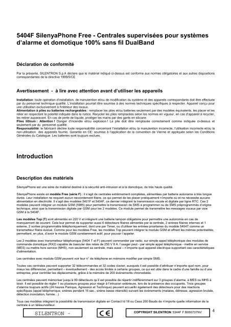 POUR LA PROGRAMMATION RAPIDE ALLER DIRECTEMENT PAGE 23