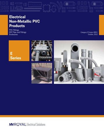 Electrical Non-Metallic PVC Products E Series