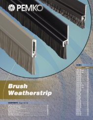 Brush Weatherstrip