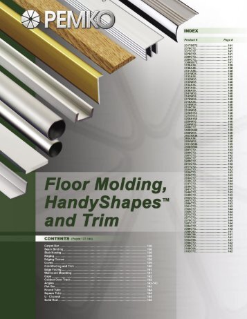 Metal Molding and Trim  Carpet Bar  Carpet Bar  Z-Bar  Seam Binding