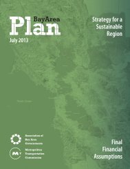 Strategy for a Sustainable Region Final Financial Assumptions