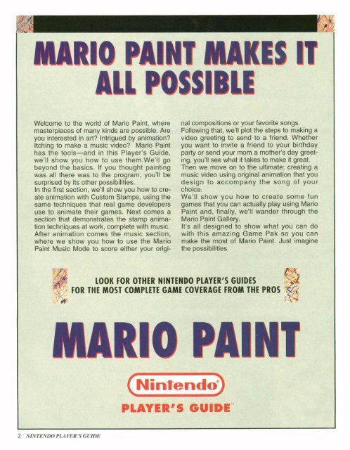 Mario Paint - SNES - Nintendo