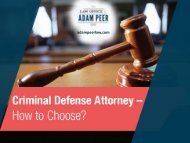 Guide to Choose Criminal Defense Attorney in Overland Park