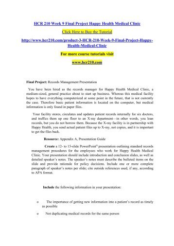 hcr 210 the importance of getting new information into a patients record as timely as possible Patients may be reluctant to give up their information so that it can be put into an electronic database because of risk of keep it private with employees and government officials that who use electronic health records to make decisions about patients have the information databases at their jobs are many times accessible by their laptop and . hcr 210 the importance of getting new information into a patients record as timely as possible Patients may be reluctant to give up their information so that it can be put into an electronic database because of risk of keep it private with employees and government officials that who use electronic health records to make decisions about patients have the information databases at their jobs are many times accessible by their laptop and .