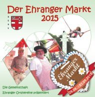 Der Ehranger Markt 2015