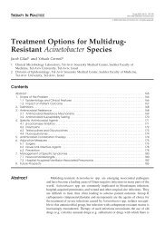 Treatment Options for Multidrug- Resistant Acinetobacter Species