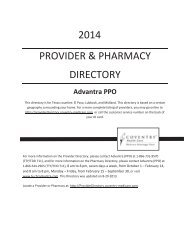 2014 PROVIDER & PHARMACY DIRECTORY