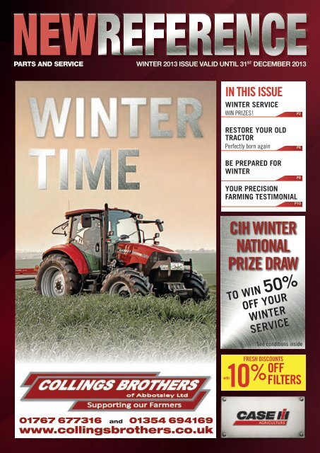 Case IH Winter Magazine 2013 - Collings Brothers of Abbotsley