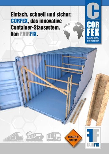 CORFEX® Containerstausystem, Produktbroschüre deutsch